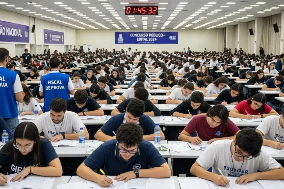 Neste domingo, 12 de outubro de 2025, mais de 13 mil candidatos realizarão provas de concursos públicos em todo o Brasil, com destaque para o processo seletivo da Agência Brasileira de Apoio à Gestão do SUS (AgSUS-DF)