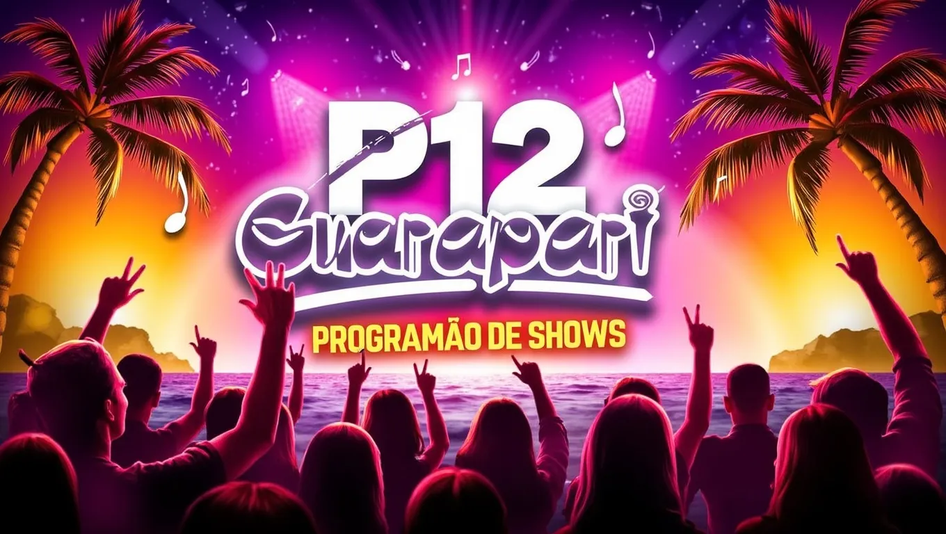 Verão 2025/2026 em Alta: P12 Guarapari Anuncia Programação de Shows com Estrelas da Música Brasileira