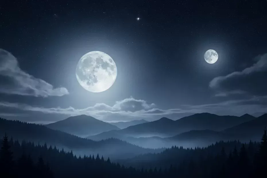 Segunda Lua no Céu Noturno Entenda os Fenômenos que Reacendem a Curiosidade Celestial