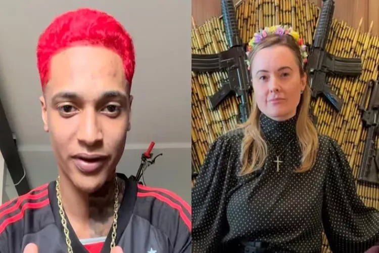 Deputada Júlia Zanatta é criticada por foto com arma e camiseta polêmica