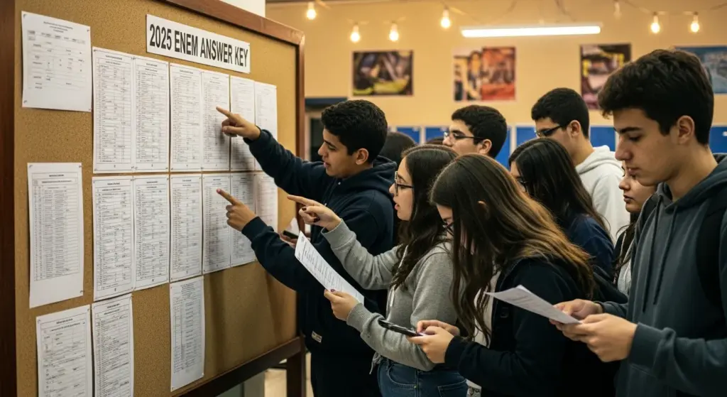 Gabarito do Enem 2025 Inep divulga data oficial e expectativa para a correção da prova