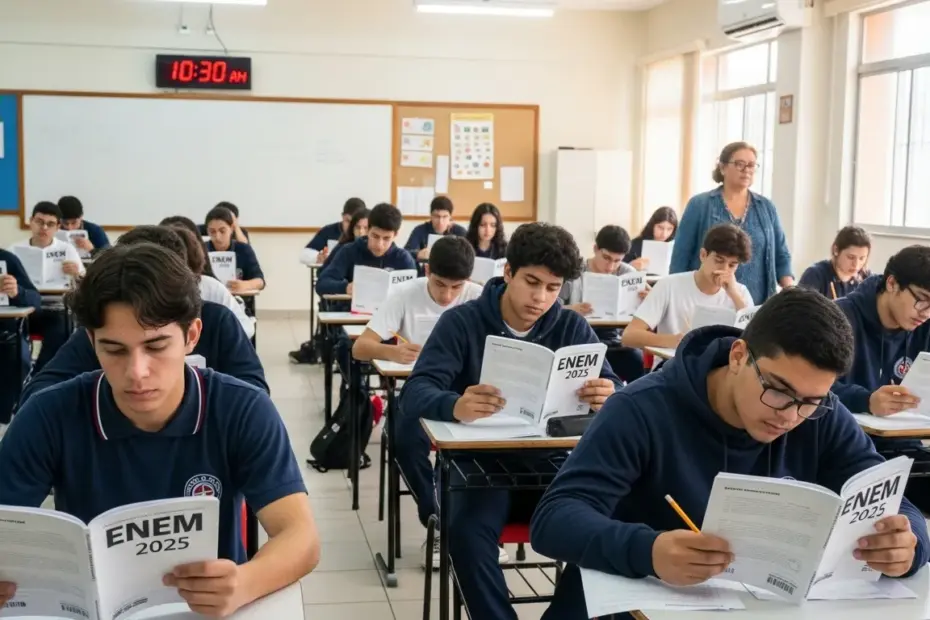 Onde fazer a prova do enem 2025 em Guarapari Cartão de Confirmação detalha locais do exame
