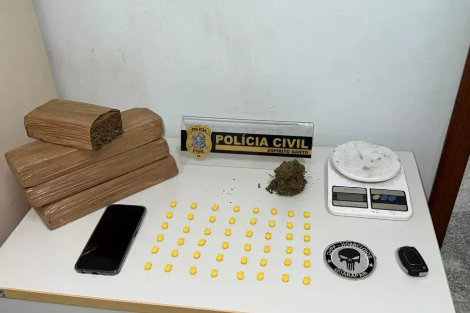 Operação conjunta resulta em três prisões por tráfico e falsificação em Guarapari