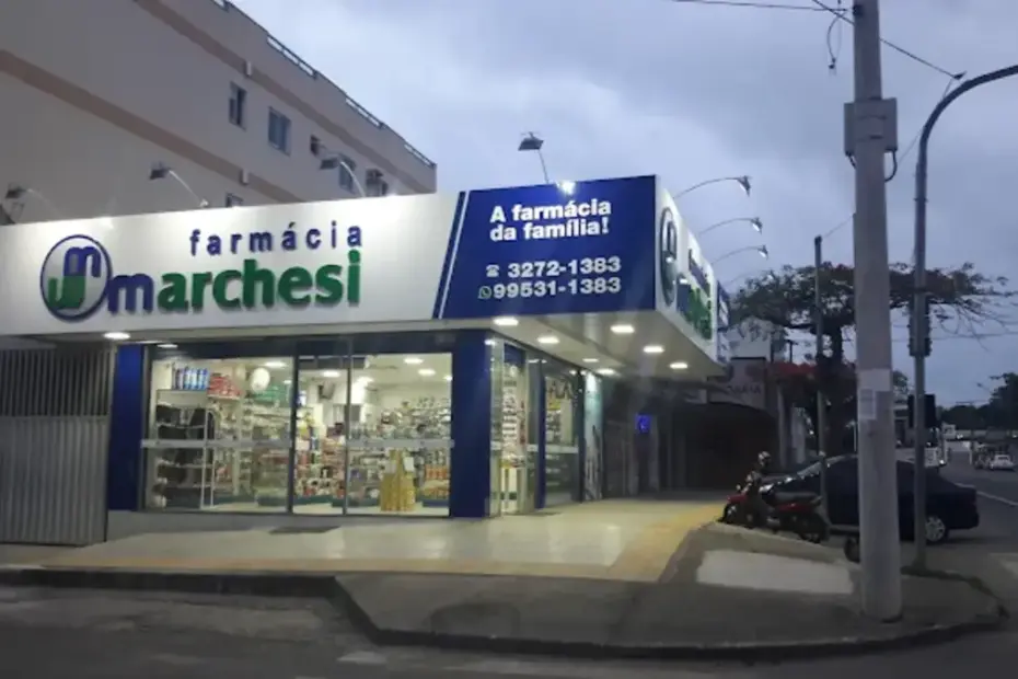 Farmácia Marchesi Meaípe na Av. Antônio Rosa Nascimento, 127, Guarapari (ES) — atendimento humanizado e orientação farmacêutica especializada