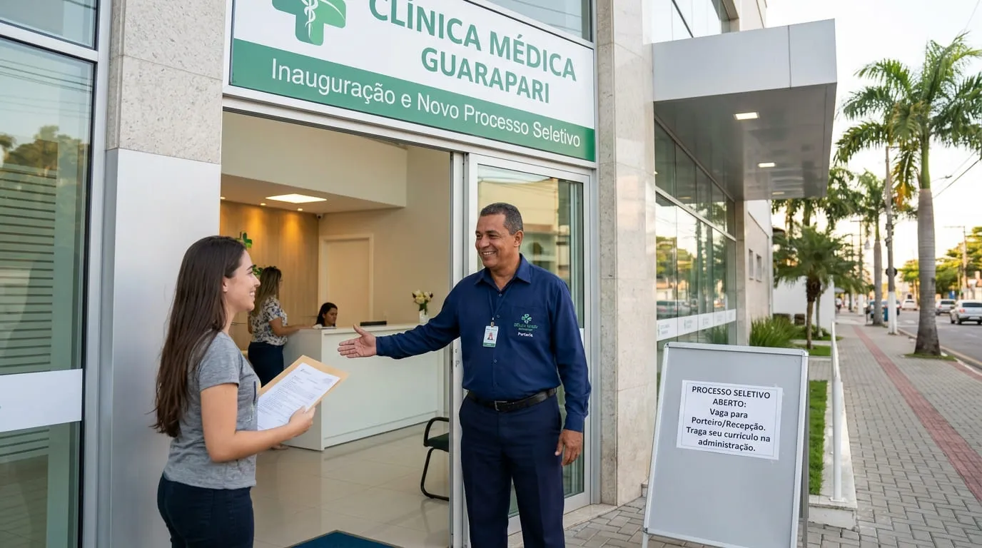 Leia mais sobre o artigo Vaga de porteiro em Guarapari: clínica abre nova seleção