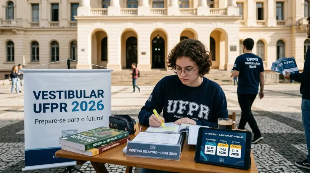 Concurso UFPR 2026 oferece 26 vagas para técnicos e analistas com salários de até R$4.967 e prova em 7 de junho.