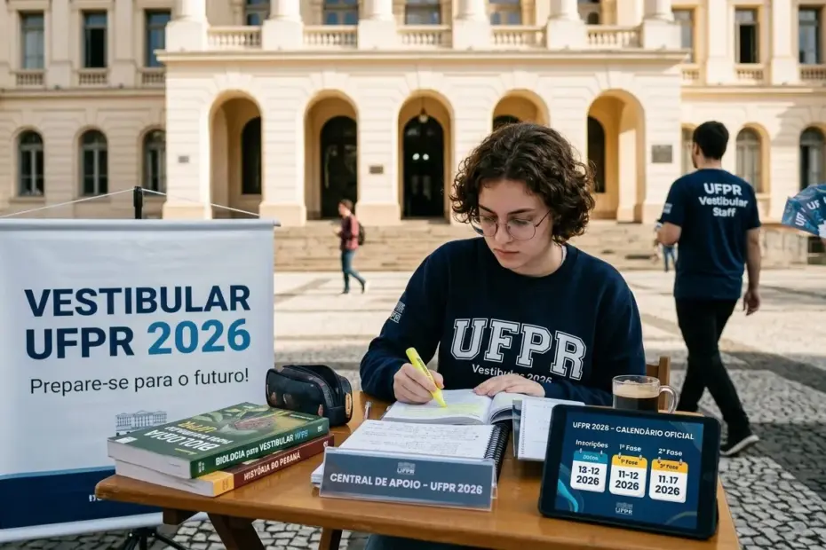 Concurso UFPR 2026 oferece 26 vagas para técnicos e analistas com salários de até R$4.967 e prova em 7 de junho.