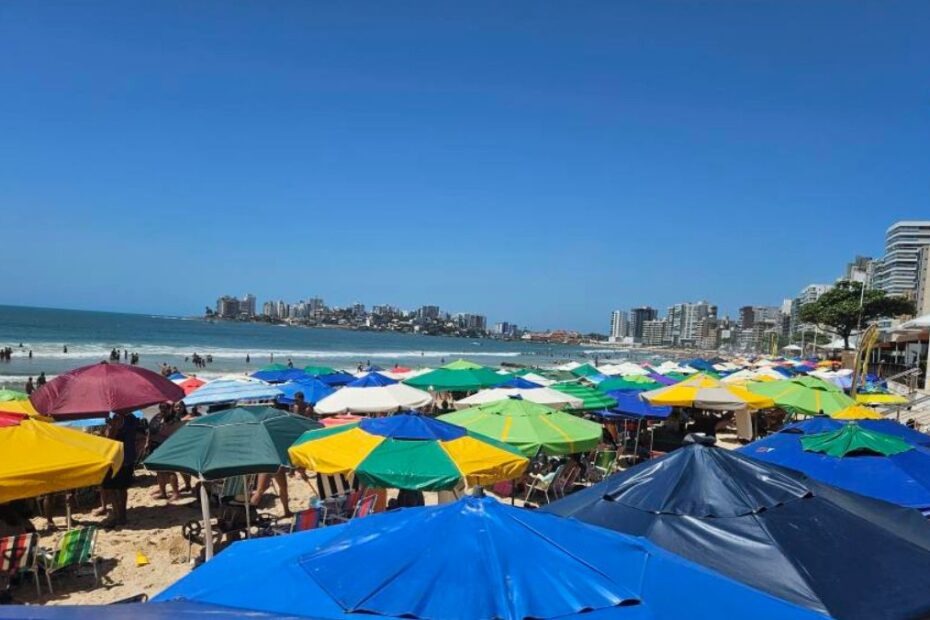 Previsão do tempo Guarapari Semana Santa 2026: Sexta-feira Santa com 90% de chance de chuva e temperaturas entre 22°C e 27°C na Praia do Morro