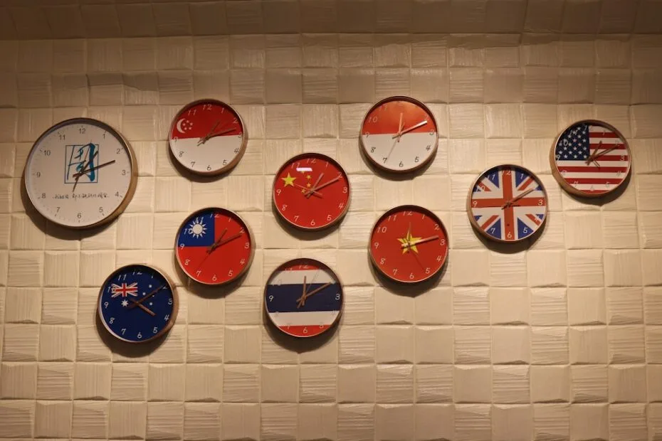 China e EUA — bandeiras dos dois países em encontro diplomático bilateral