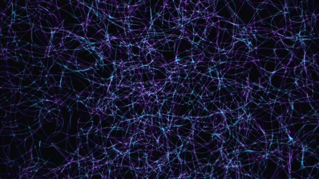 Curiosidades sobre o cérebro humano — ilustração científica mostrando neurônios e conexões cerebrais
