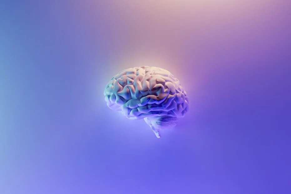 Curiosidades sobre o cérebro humano — ilustração científica de neurônios e conexões cerebrais