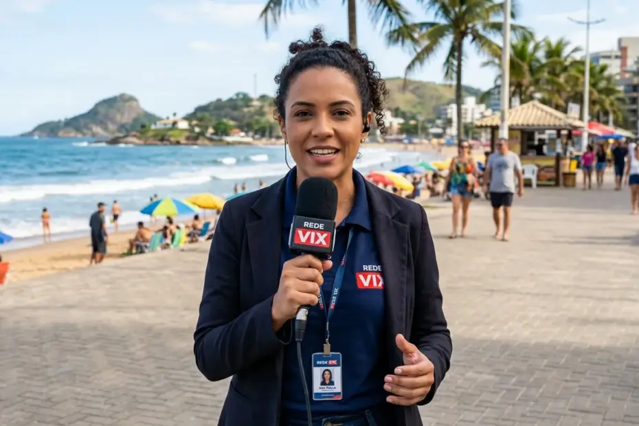 Infográfico ou foto da orla mostrando o que fazer em Guarapari com 50 respostas para buscas por voz em 2026.