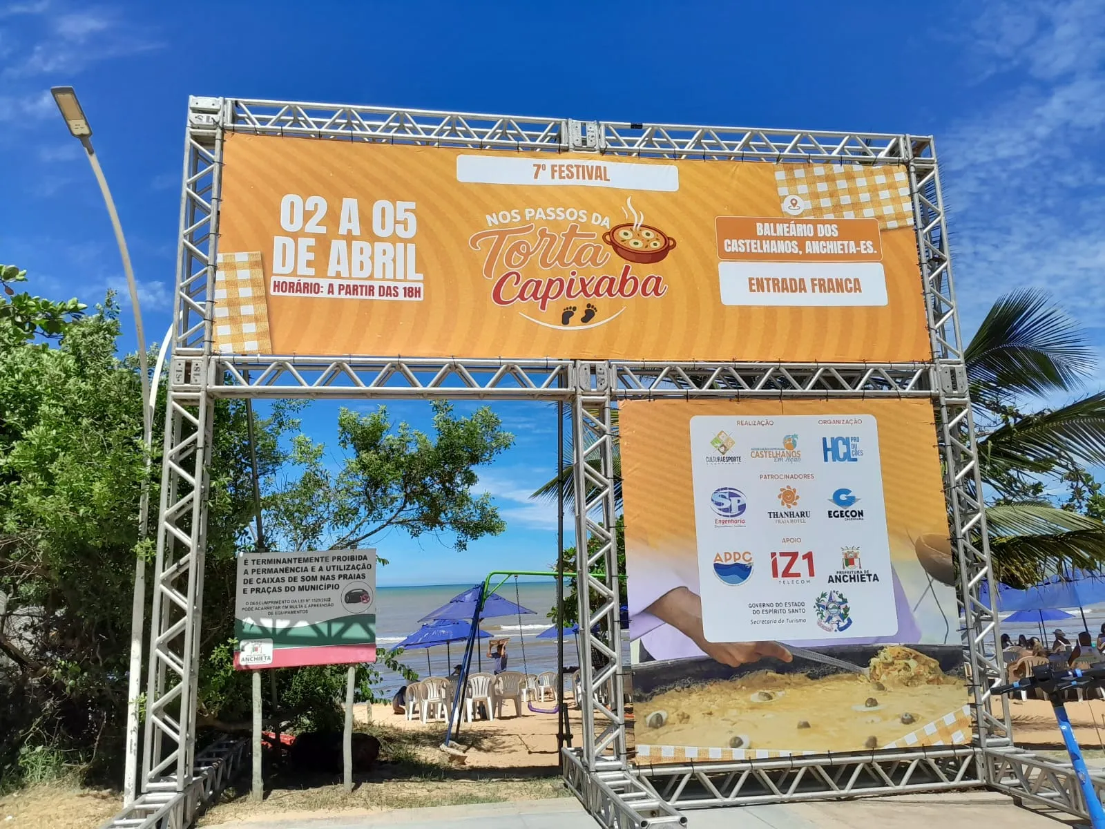 Leia mais sobre o artigo Festival da Torta Capixaba Movimenta a Praia de Castelhanos em Anchieta Nesta Sexta-Feira Santa