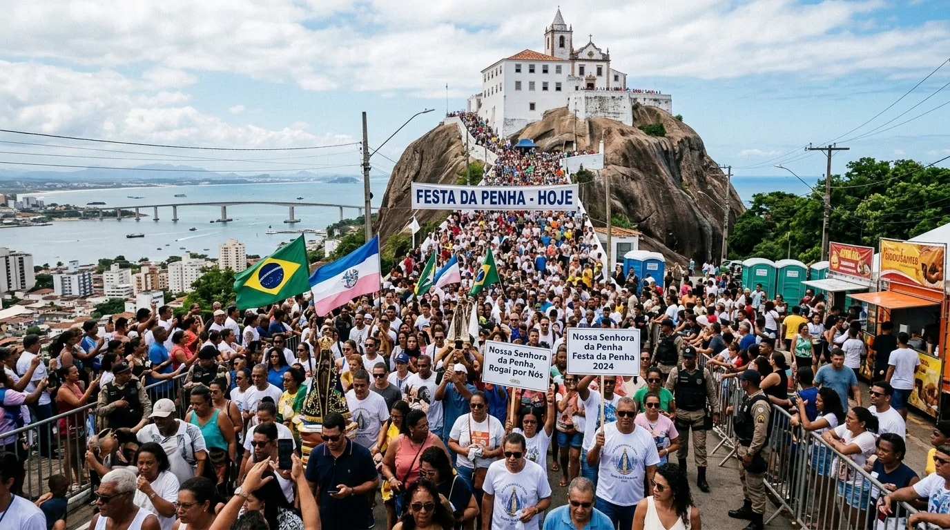 Festa da Penha 2026: programação do Dia da Padroeira, segunda (13)