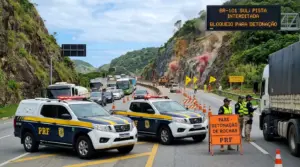 Trânsito em Guarapari hoje, 7 de abril de 2026: BR-101 com interdição ao meio-dia e centro da cidade em fluxo normal nesta terça-feira