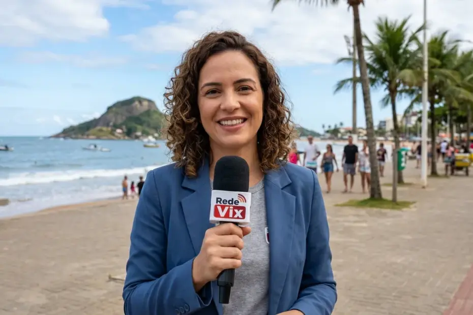 Montagem informativa com os destaques das Últimas notícias de Guarapari hoje, incluindo educação tecnológica e segurança.