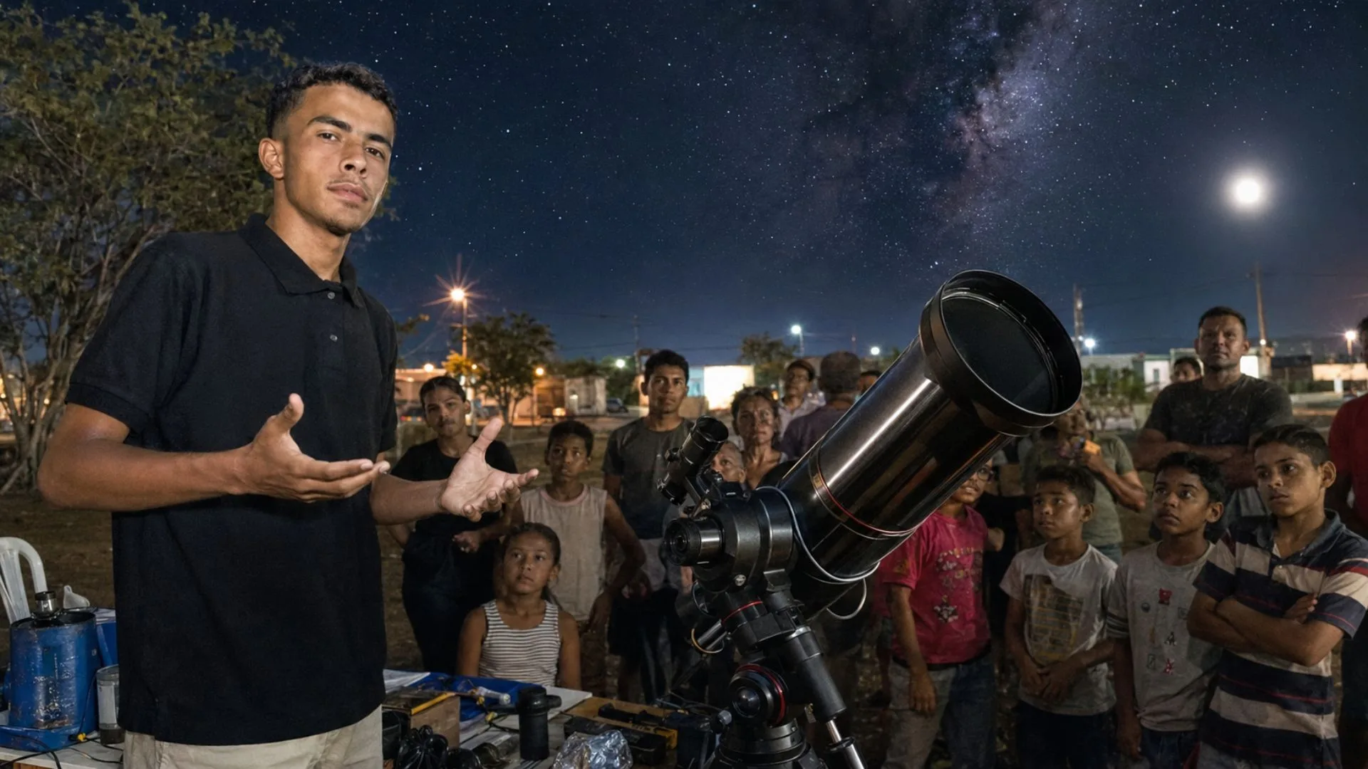 Leia mais sobre o artigo Jovem De 16 Anos Constrói Telescópio Com Baldes E Impressiona Comunidade Científica