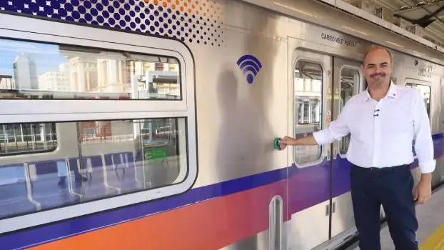 Governo de Minas apresenta o primeiro dos 24 novos trens do Metrô na Região Metropolitana de Belo Horizonte.
