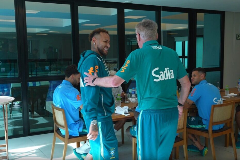 Imagem da CBF em Teresópolis, onde dirigentes se reúnem discretamente sobre a recuperação de Neymar e o Santos.