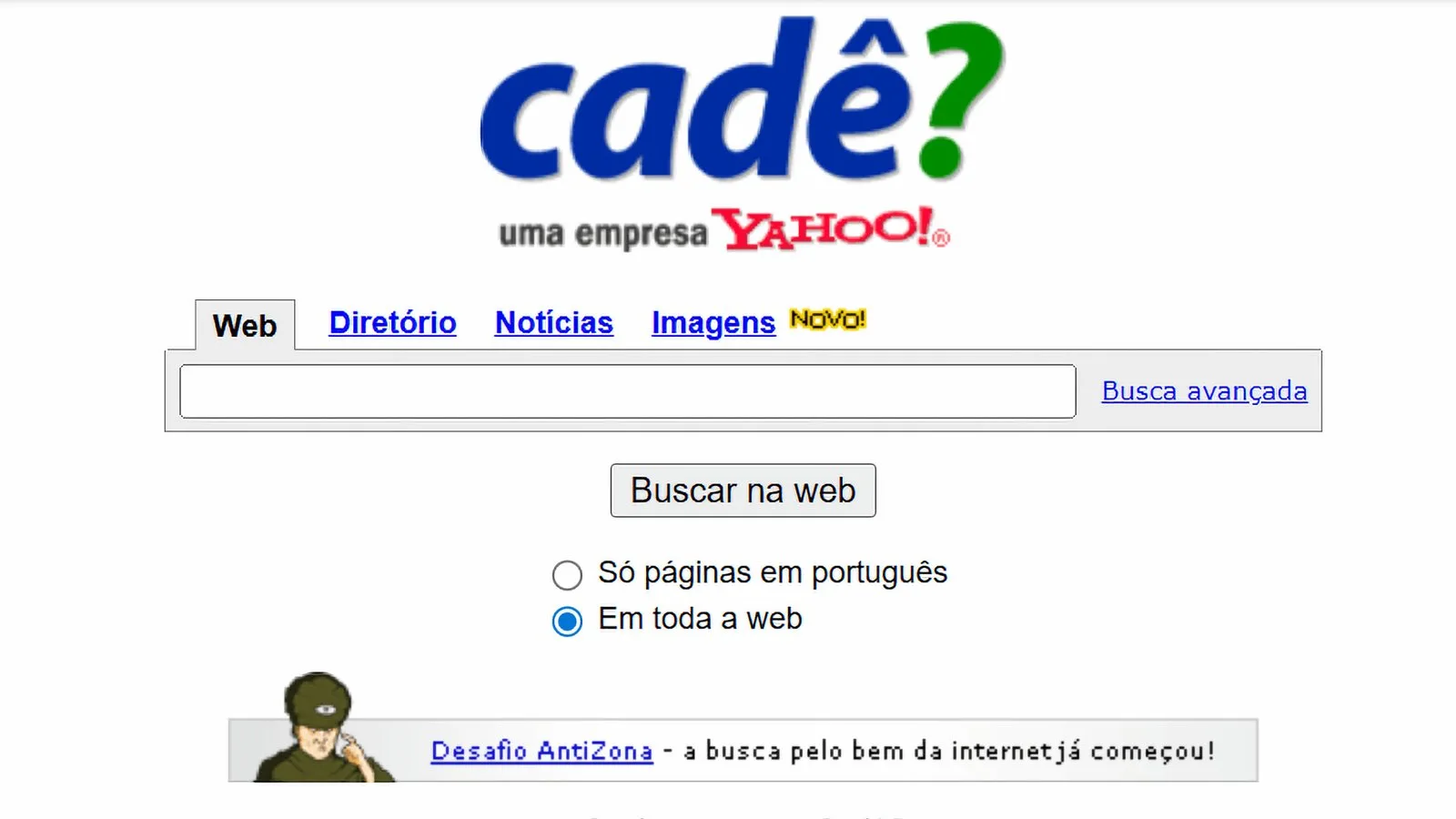 Leia mais sobre o artigo Cadê? transforma-se em memória nostálgica após auge com Yahoo em 2002
