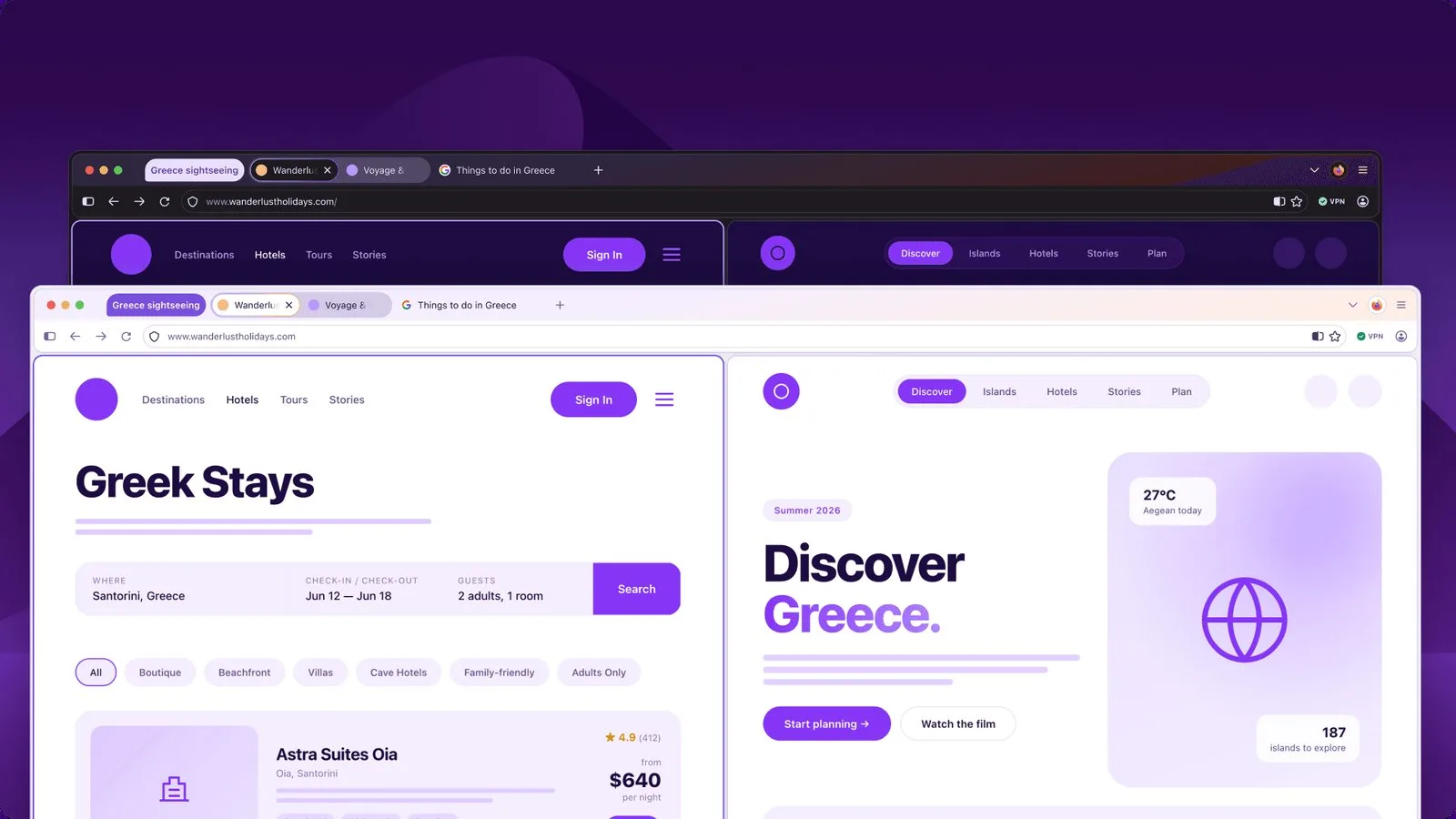 Imagem do novo Firefox com design arredondado e interface moderna, enfatizando as melhorias em privacidade.