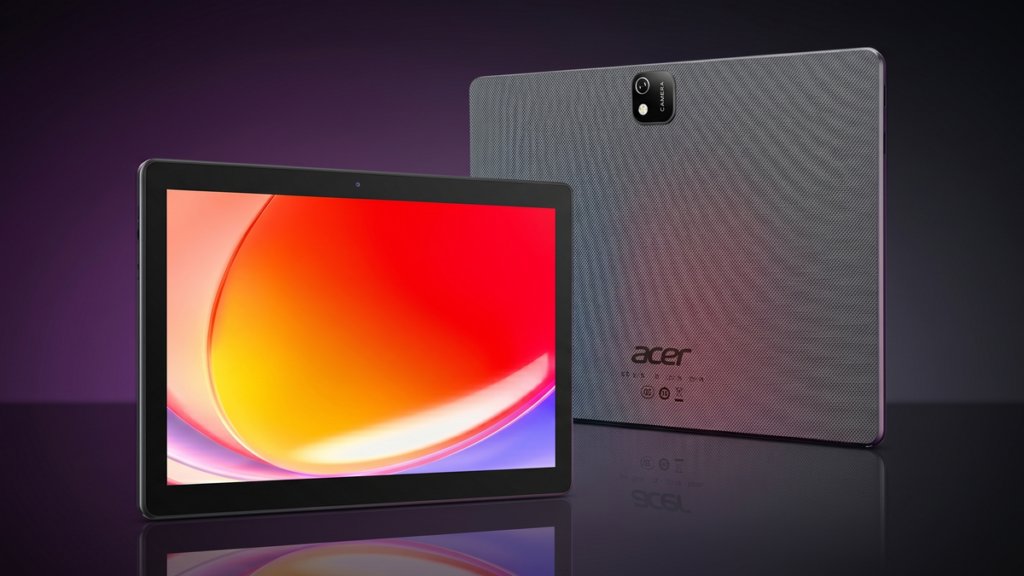 Tablet Android Acer FUN A312 com tela de 10,1 polegadas e design moderno, disponível por R$ 392.
