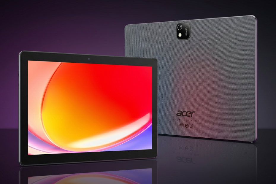 Tablet Android Acer FUN A312 com tela de 10,1 polegadas e design moderno, disponível por R$ 392.