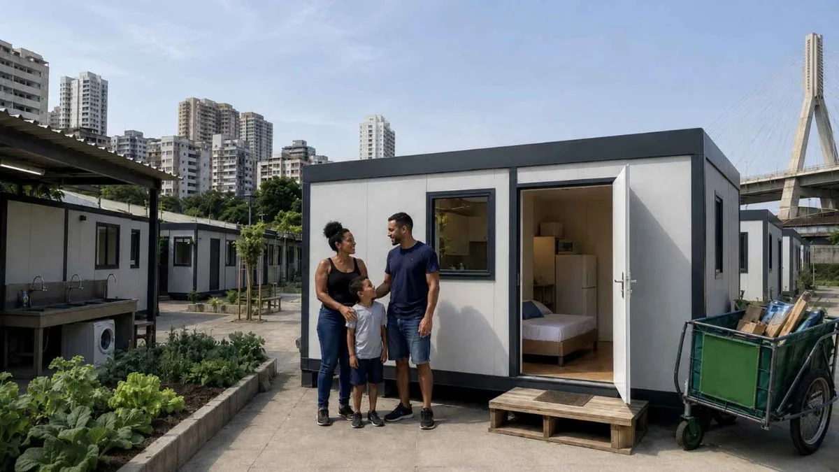 Leia mais sobre o artigo São Paulo Cria Vilas Com Casas Modulares Equipadas Para Famílias Em Situação De Rua