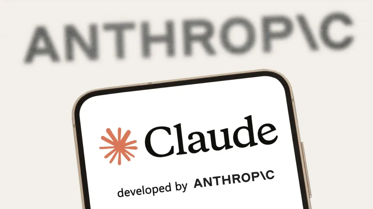 Claude Fable 5 da Anthropic em tela de computador com gráficos e dados sobre inteligência artificial.
