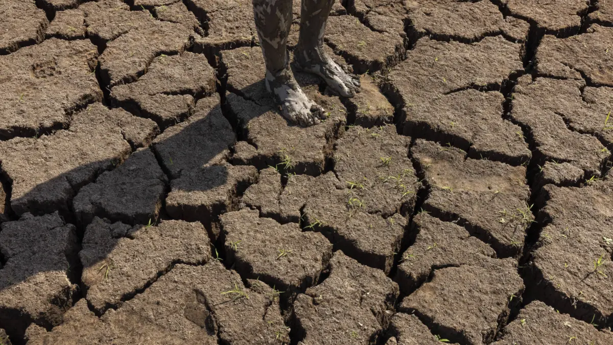 El Niño em destaque com gráfico mostrando intensificação e previsão de impactos climáticos no Brasil.