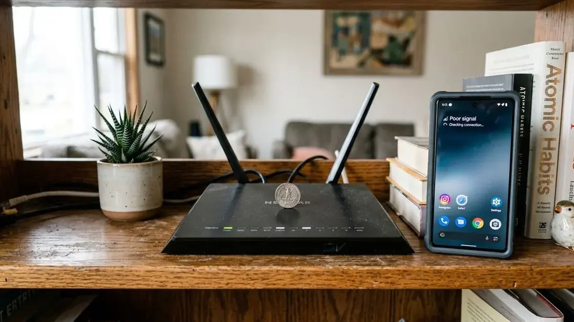 Leia mais sobre o artigo Moeda Em Cima Do Roteador Wi-Fi Funciona? Especialistas Explicam O Que Realmente Melhora A Internet