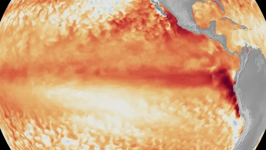 NOAA confirma formação do fenômeno El Niño no Pacífico tropical com 63% de chance de impacto no clima.