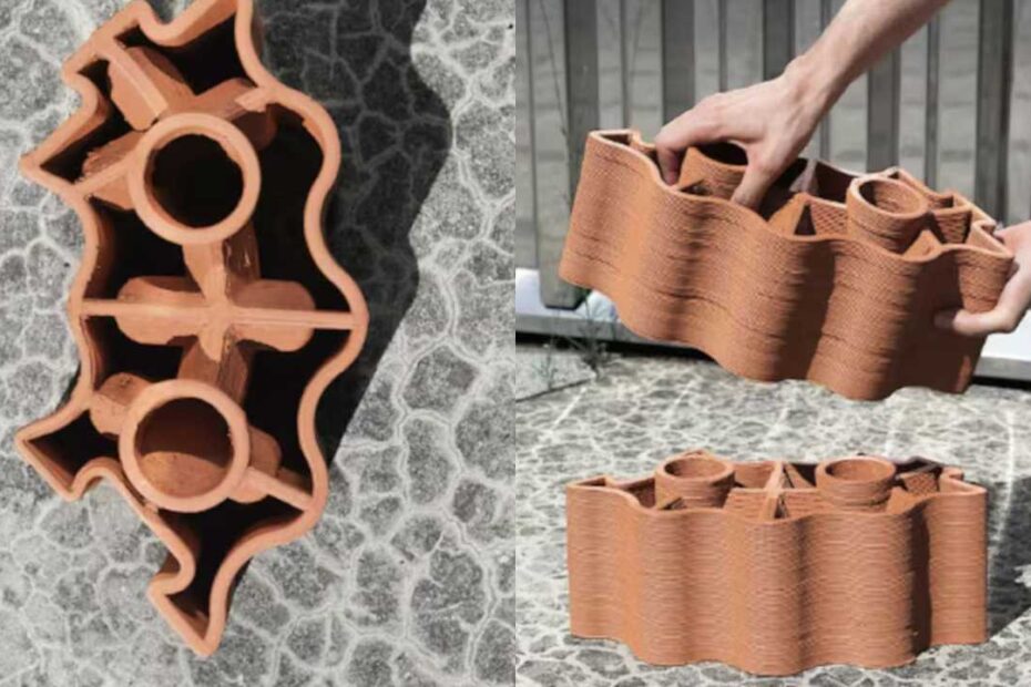 Tijolos modulares Blocº em destaque, desenvolvidos por designers suíços, prometem acelerar a construção de casas em até 30.