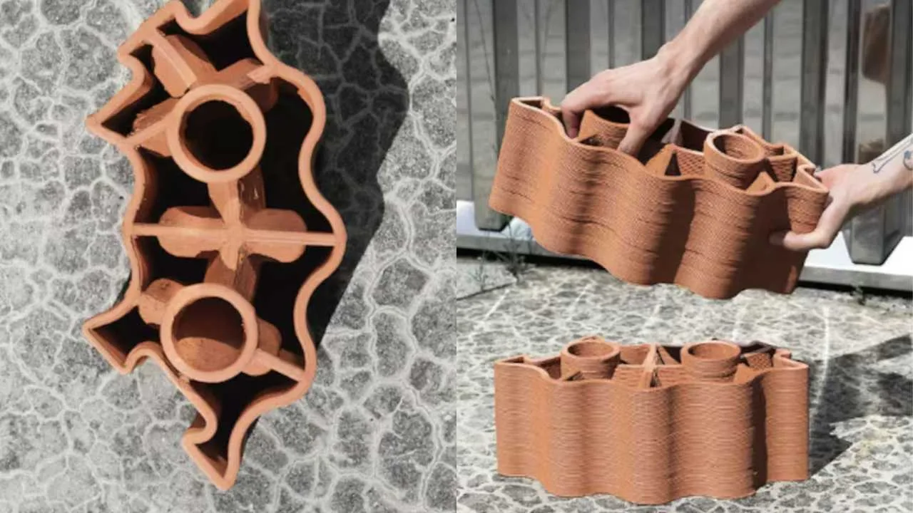 Tijolos modulares Blocº em destaque, desenvolvidos por designers suíços, prometem acelerar a construção de casas em até 30.