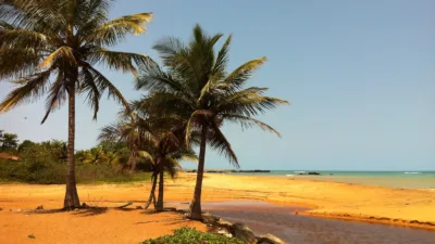 Praia de Barra do Sahy, em Aracruz