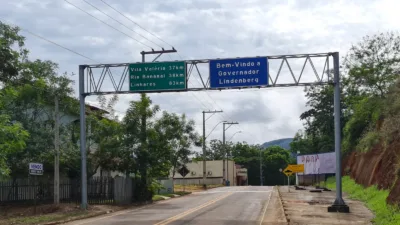 Entrada de Governador Lindenberg
